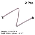 thumbnail image 2 of Unique Bargains IDC 6 Pins Connector Flat Ribbon Cable Female Connector 20cm 1.27mm Pitch,2pcs, 2 of 5