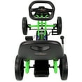 thumbnail image 5 of Air Jet Pedal Sporty Graphics Go Kart, 10" Wheels, Green, 5 of 7