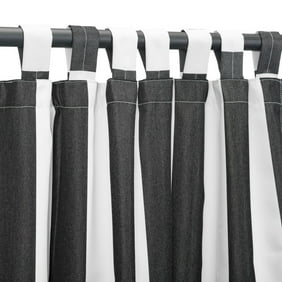 Pawleys Island Sunbrella Grommet Top Striped Outdoor Curtain