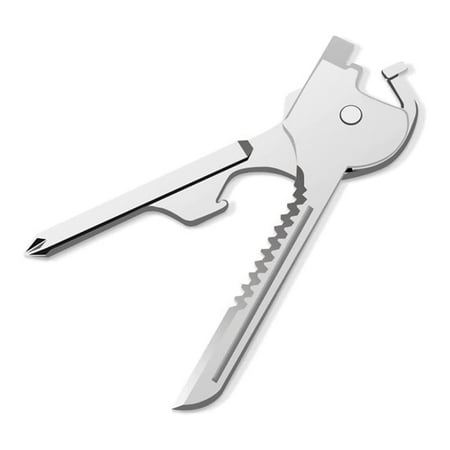 

6-In-1 Multitool Easy to Use Multi Tool Stainless Steel Opener