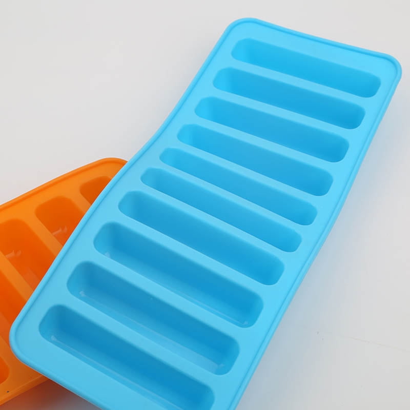 Freeze Maker Mould Cylinder Jelly Mold Silicone Ice Cube Pudding Chocolate Tray