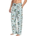 thumbnail image 6 of Rateoe Winter Wonderland Light Blue Pattern Men’s Ultra-Soft Comfy Pajama Lounge Pants Sleepwear,Comfortable Lounge Wear,lightweight Pajamas, Casual Home Wear-Large, 6 of 6