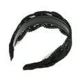 thumbnail image 5 of Unique Bargains 1 Pc Fashion Lace Headband 5.71"x4.72" Black, 5 of 6