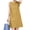 Yellow, variant on ZANZEA Ladies Fashion Sundress Sleeveless Cotton Linen Vintage Casual Dress