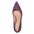thumbnail image 3 of XYD Women Comfort Kitten Heels Pumps Slip On Pointed Closed Toe Studs Around Formal Office Shoes Size 7 Purple, 3 of 4
