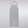 thumbnail image 5 of Gubotare Jumpsuit for Girls Girl's Casual Sleeveless Jumpsuits Spaghetti Straps Overalls Size 4-5T (Grey,4-5 Years), 5 of 9
