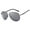 Ebony, Smoke, variant on Design Italia Men's Aluminum Magnesium Polarized Sunglasses (Black, Ebony)
