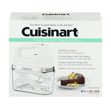 Cuisinart Power Advantage 9-Speed Hand Mixer, 1.0 CT