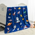 thumbnail image 4 of Yibo Construction Blanket Kids Blanket Toddler Blanket for Boys Girls Cute Design Cars Trucks Blanket for Boys Soft Cozy Warm Kids Blanket for Boys, 4 of 7