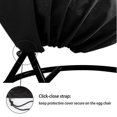thumbnail image 4 of Patio Hanging Egg Chair Cover-waterproof Wicker Egg Swing Chair, 4 of 5