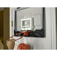 Silverback 23 In. LED LightUp Over the Door Mini Basketball Hoop Includes Mini Basketball and