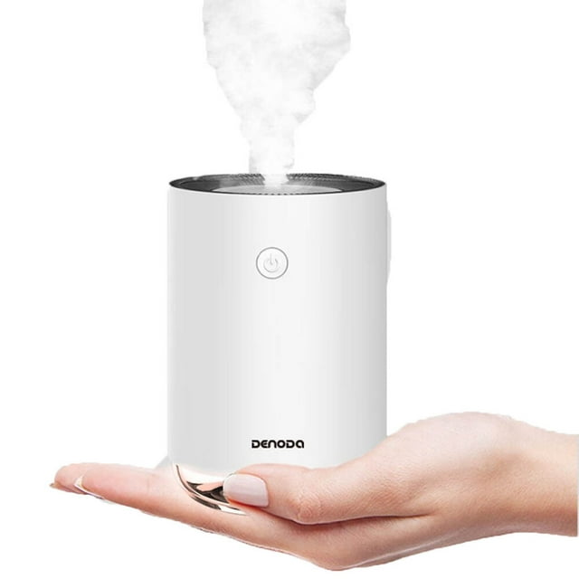 Mini humidificador portátil USB de escritorio para oficina. Humidificador pequeño de niebla fría para el hogar. Blanco