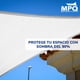 thumbnail image 4 of Malla Sombra Raschel 90% Cinta de refuerzo y ojillos Blanco MPQ 4X2, 4 of 5