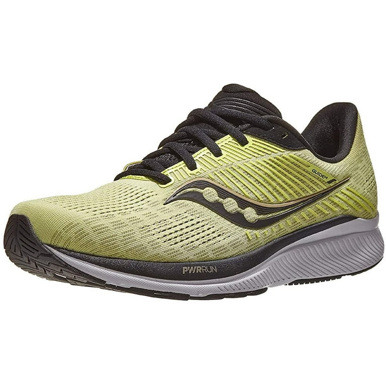 Saucony Mens Guide 14 Running Shoe - Key Lime/Gravel - 12.5