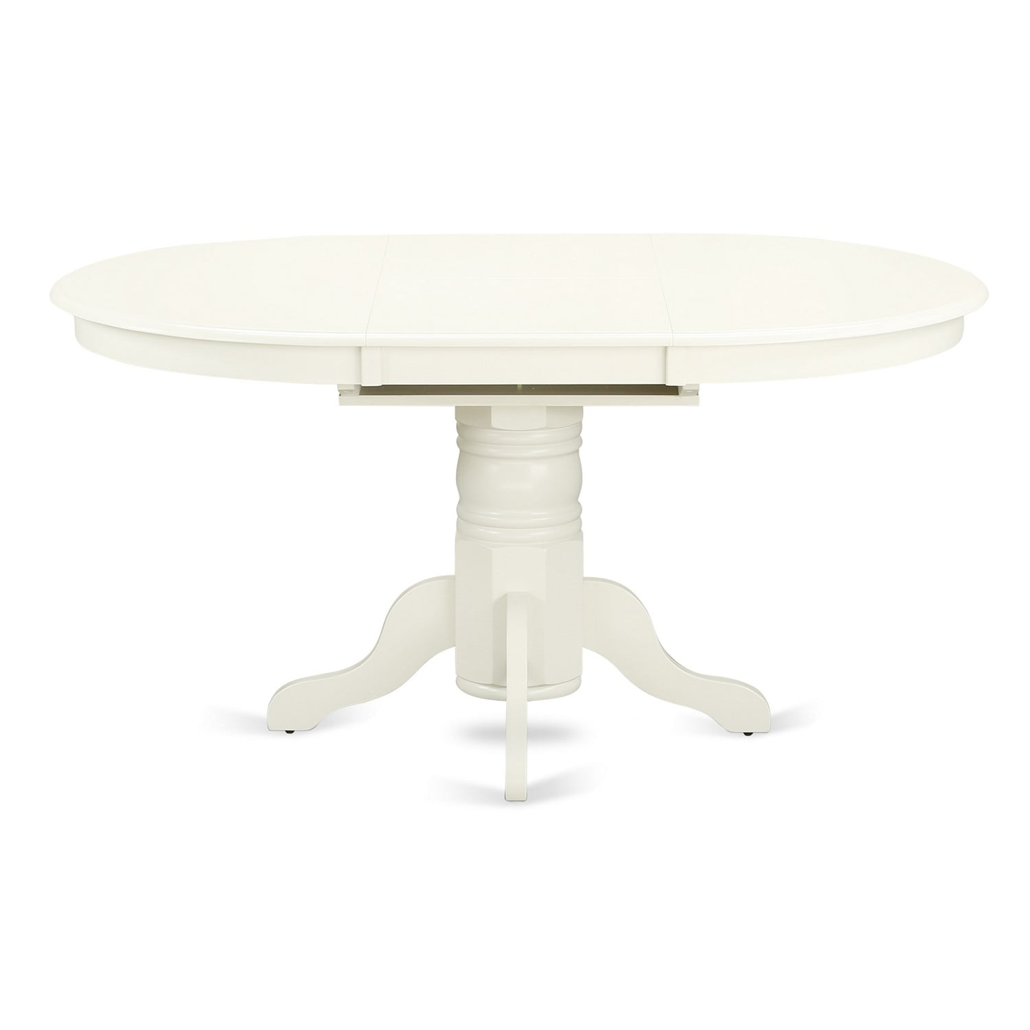 East West Furniture Dining Table Linen White, AVT-LWH-TP