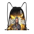 thumbnail image 1 of Roma-n Wres-Tler Reig-n Drawstring Bag Gym Sackpack Beach Sport Yoga Backpack, 1 of 8