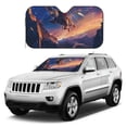 thumbnail image 4 of Bingfone Starry Sky Flying Tiger Car Windshield Sunshade,Sun Foldable Sun Shield Sun Visor for Car - Small, 4 of 8