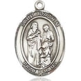 thumbnail image 3 of Extel Medium Oval Pewter St. Joachim Medal, Made in USA, 3 of 10
