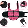thumbnail image 4 of HAOCOO Dog Life Jacket Vest Saver Safety Swimsuit Preserver with Reflective Stripes/Adjustable Belt Dogs Pink Bone,L\u2026, 4 of 7