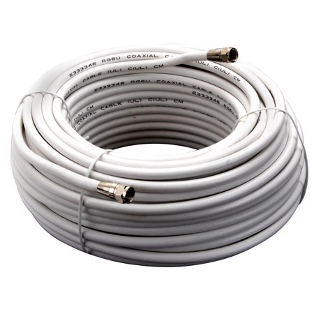 UPC 070686820414 product image for AmerTac Zenith VG110006W RG6 Coaxial Cable, 100 ft, PVC | upcitemdb.com