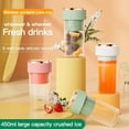 thumbnail image 5 of Licuadora Portátil Inalámbrica de Frutas, Exprimidor de Jugos con Carga USB, Color Rosa., 5 of 5