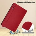 thumbnail image 6 of Protective Case for 6" Amazon Kindle 11th Generation 2024/2022 Released, PU Leather Slim Lightweight Stand Hand Strap  Anti-Scratch Case Cover for Kindle 6 Inch2024/2022, Red, 6 of 7
