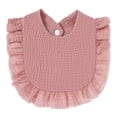 thumbnail image 2 of nsendm Babys Boys Girls Towel Ruffle Cotton Lace Cute Bag Bibs Burp Cloths Sixteen Colours Baby Girl Birthday Gift A One Size, 2 of 4