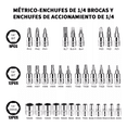 thumbnail image 2 of Kit De Llaves Para Reparaciones Bloosom  Mecánicas 46 Piezas Negro, 2 of 5