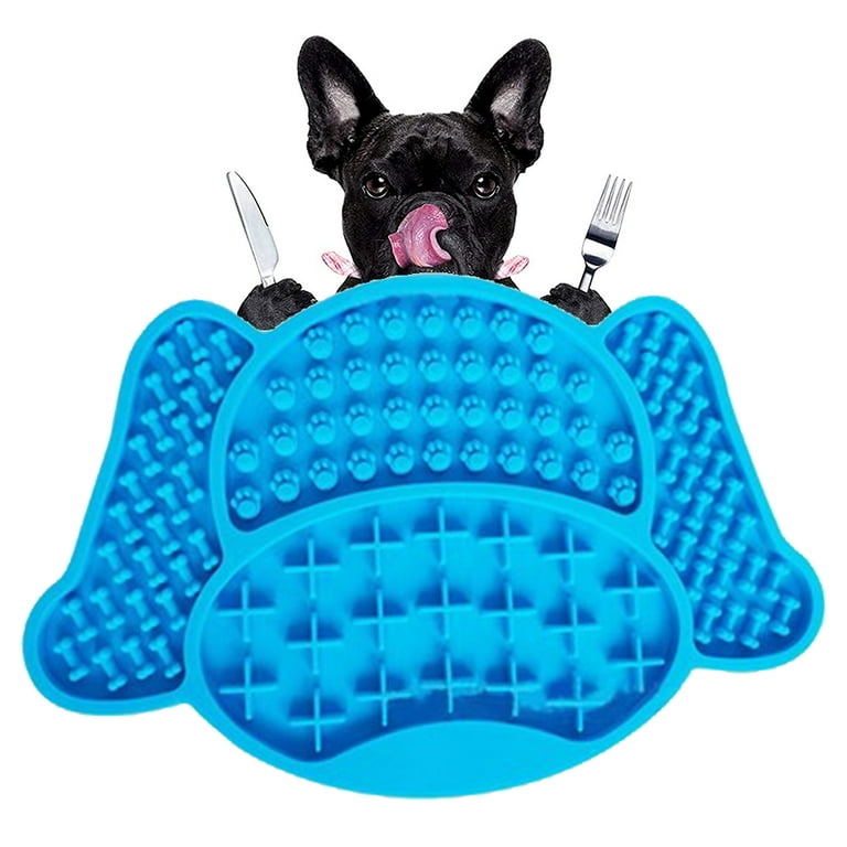 Silicone Licking Pad Pet Lick Mat Dog Slow Feeder Licky Peanut