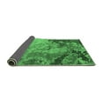 thumbnail image 2 of Ahgly Company Indoor Square Oriental Emerald Green Industrial Area Rugs, 6' Square, 2 of 4