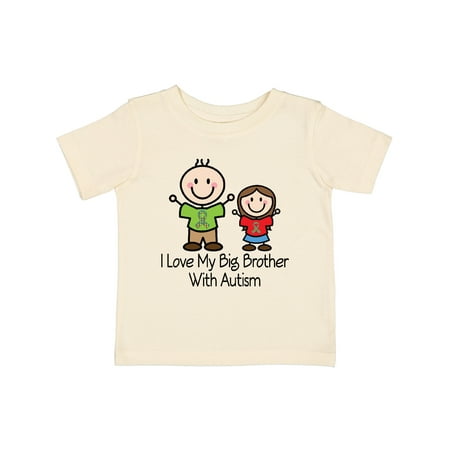 

Inktastic I Love My Brother with Autism Gift Baby Girl T-Shirt