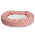 thumbnail image 4 of Majestic Pet 24" Lit de Bagel de Sherpa de Saumon Charlie, 4 of 4