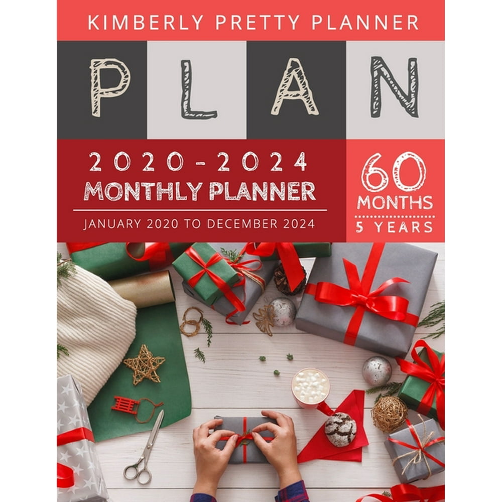 5 year monthly planner 20202024 personalized appointment book 60