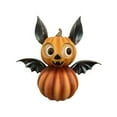 thumbnail image 1 of Adornos de Calabaza de Murciélago Aterradores de Halloween Decoración del Hogar en Forma de Calabaza Resina Decoración de Murciélago B, 1 of 8