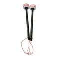 thumbnail image 3 of Mazo de tambor Hugo 2 Piezas de fieltro Accesorios de instrumentos de percusión 325 cm gris rojo, 3 of 10