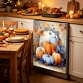 thumbnail image 5 of Fall Dishwasher Magnet Cover 23.03x25.59 In Happy Fall Yall Dishwasher Cover for Washers Fridge Panel,Thanksgiving Magnetic Covers for Kitchen,Fall Leaves Kitchen Decor(Blue), 5 of 6