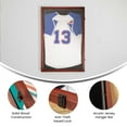 thumbnail image 2 of Flash Furniture Banks Solid Pine Jersey Display Case 36 x 24 Mahogany (HMHD23M99YBM), 2 of 2