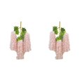 thumbnail image 3 of Bewildely Espacio de 12 piezas con flores artificiales realistas - Apariencia realista de bajo mantenimiento Elegante rosa claro Rosa claro 2piezas, 3 of 6