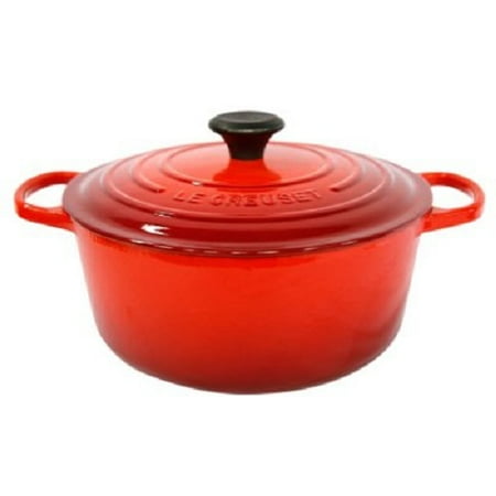 Le Creuset Handles - Le Creuset Signature 5.5-Quart Round Dutch Oven CHERRY