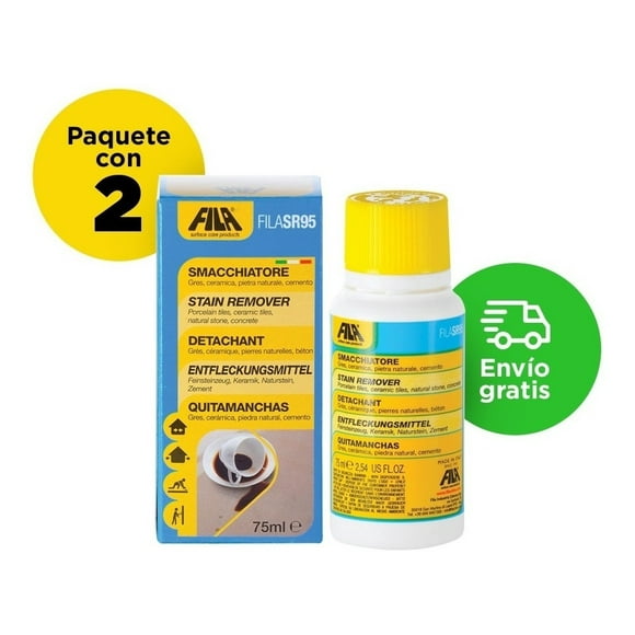 Limpiador para marmol elimina manchas de café y vino tinto FILA Solutions 17004541-2