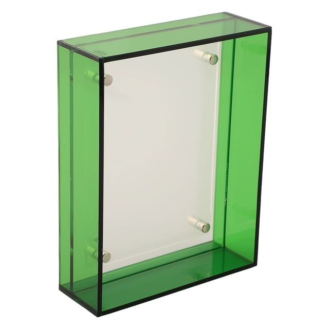 Easy To Assemble Acrylic Picture Frame DIY Frame Clear Acrylic Material Elegant Design Frameless Picture Holder