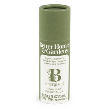 Better Homes & Gardens 100% Pure Essential Oils Blended Into Unique Fragrance: B Energized, 15mL