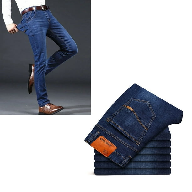 Pantalones ajustados rectos para hombre pantalones ajustados pierna recta holgados de cintura alta para hombre pantalones ajustados para verano
