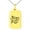 Gold, variant on Stainless Steel Gold Plated Mom's Love Small Rectangle Dog Tag Charm Pendant Necklace