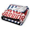 thumbnail image 2 of American Ninja Warrior Banner Shield Banner Ultra-Soft Micro Fleece Blanket Soft Comfortable Flannel Blanket Available for Bed Couch Living Room, 2 of 6