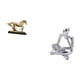 thumbnail image 5 of Figura de caballo,Escultura de figura de caballo en miniatura coleccionable,Estatua de animal de adorno de caballo de resina para decoración del hogar,Figura de lector abstracto,Estatua de, 5 of 8