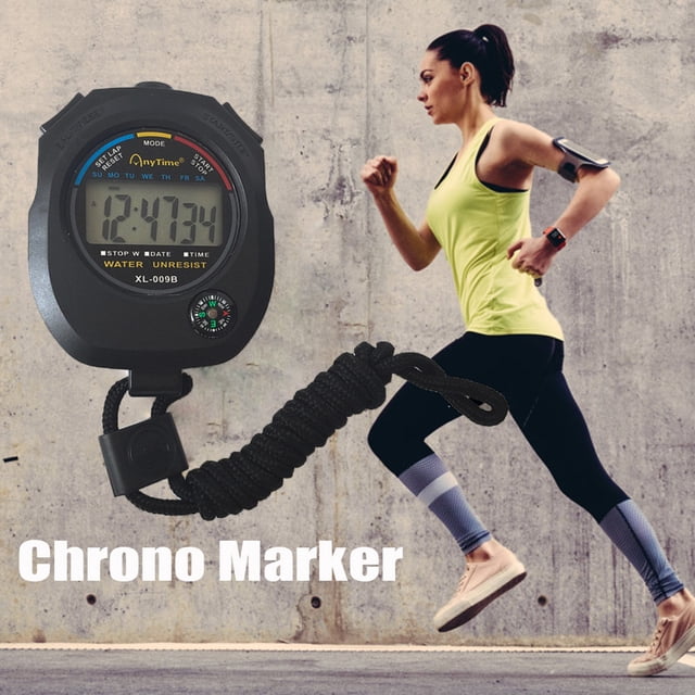 Temporizador digital electrónico Contador Cronómetro Deportes Correr Entrenamiento Cronógrafo