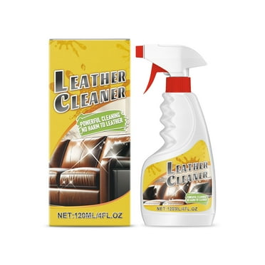 HBBKVI Leather Cleaner, Leather Cleanser Stains Removes Spray Sofa Leather Liquid Cleanser 120ml
