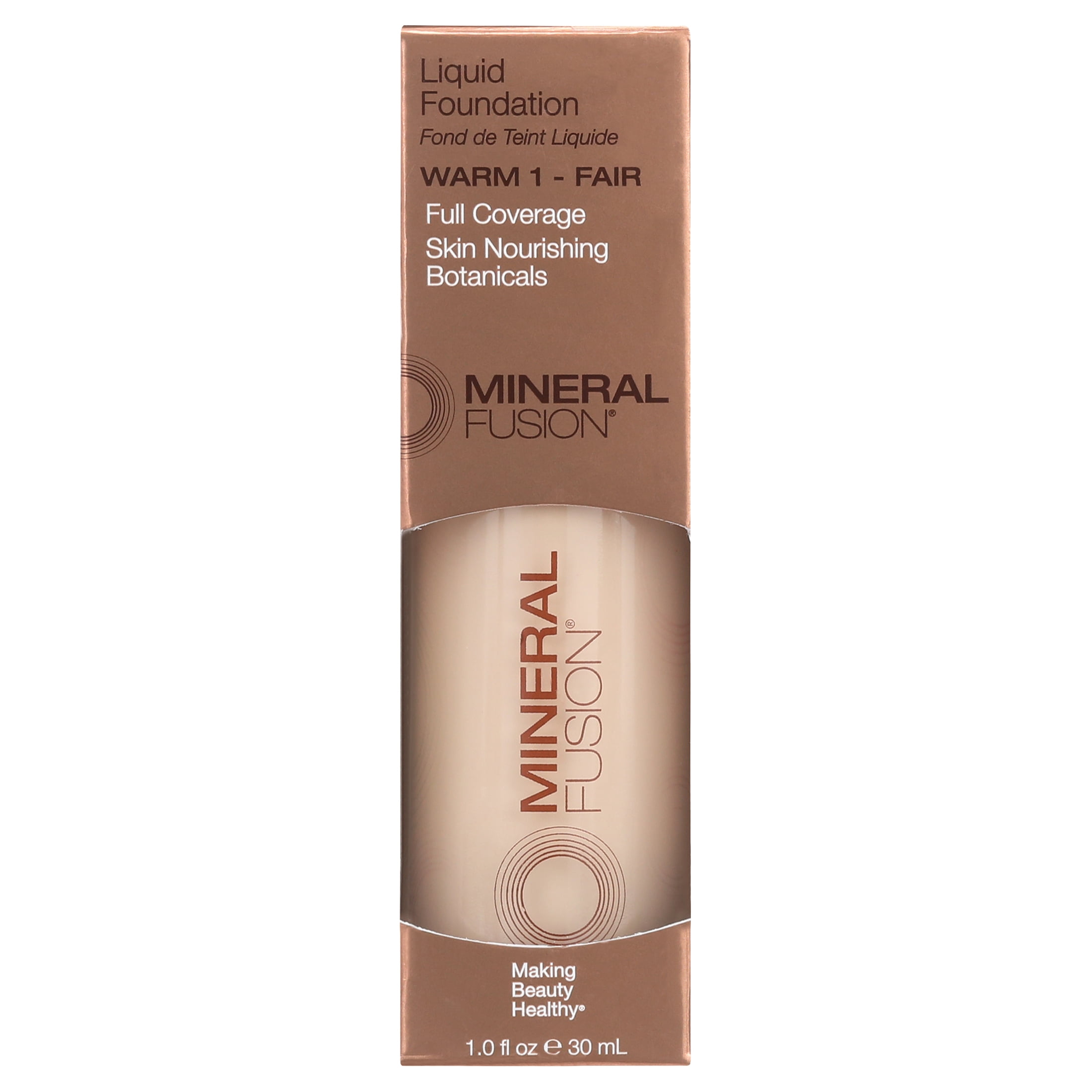 Mineral Fusion Liquid Foundation, Warm 1, 1 Oz