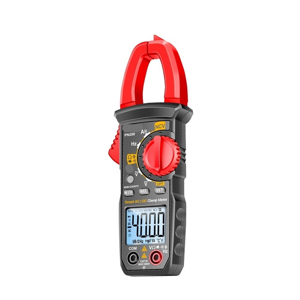 Voltage Tester Digital Clamp Meter LCD Screen with Backlit Professional NCV Ohm Test Car Capacitance ,High&Low Sensitivity